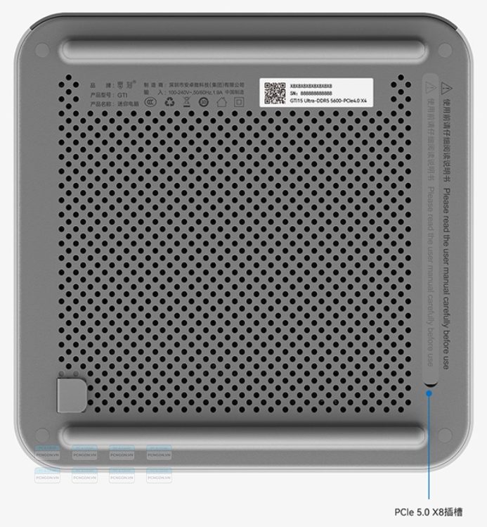Máy Tính Mini Pc Ai Beelink Gti15 Uitra Intel Ultra 9 285h Ai Pc (barebone) 9