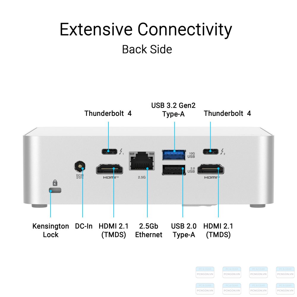 Máy Tính Mini Pc Asus Nuc 15 Pro Plus Slim Ultra 5 225h (barebone) 8