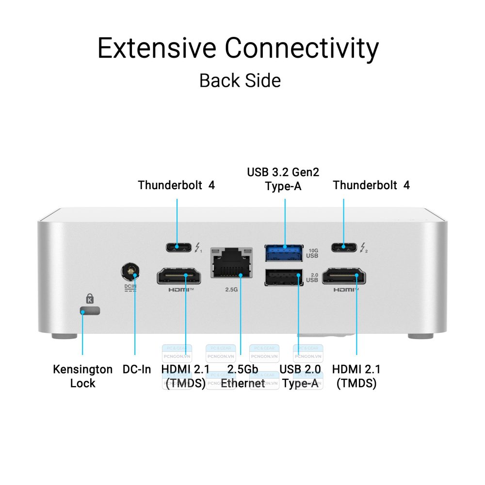 Máy Tính Mini Pc Asus Nuc 15 Pro Plus Slim Ultra 7 255h (barebone) 3
