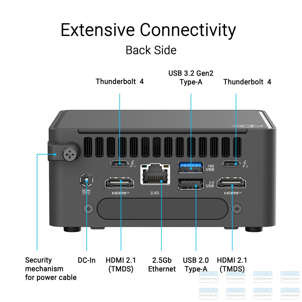 Máy Tính Mini Pc Asus Nuc 15 Pro Ultra 7 255h (barebone) 5