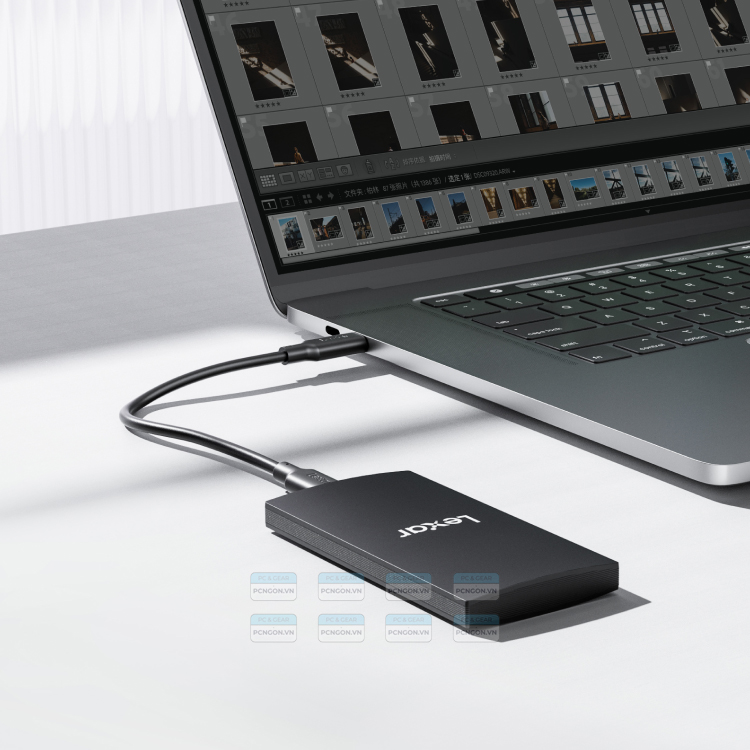 Ổ Cứng Di động Ssd Lexar Sl300 1tb Black (1050, 1000) 3