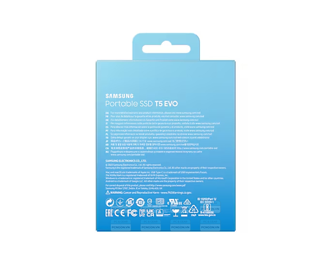 Ổ Cứng Di động Ssd Samsung T5 2tb Black 6