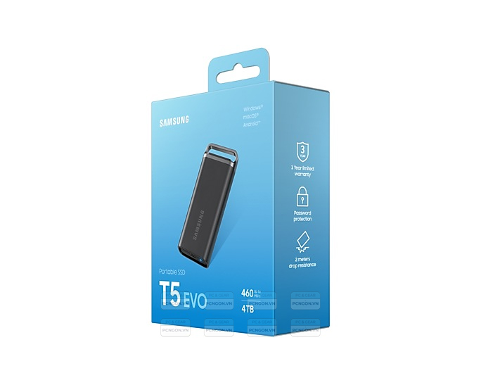 Ổ Cứng Di động Ssd Samsung T5 4tb Black 4