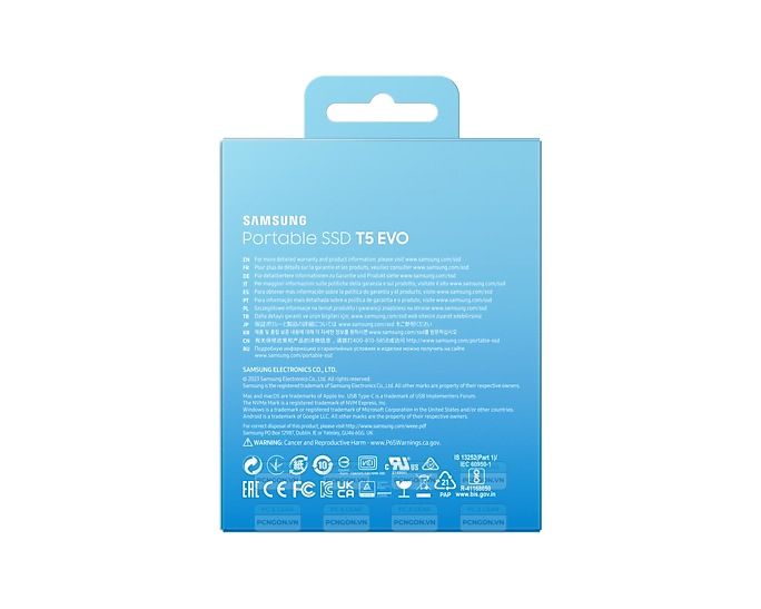 Ổ Cứng Di động Ssd Samsung T5 4tb Black 7