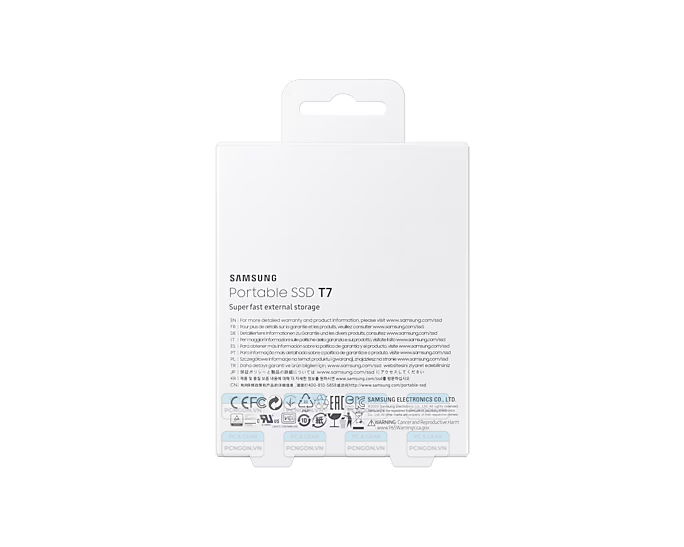 Ổ Cứng Di động Ssd Samsung T7 Portable 2tb Blue 4