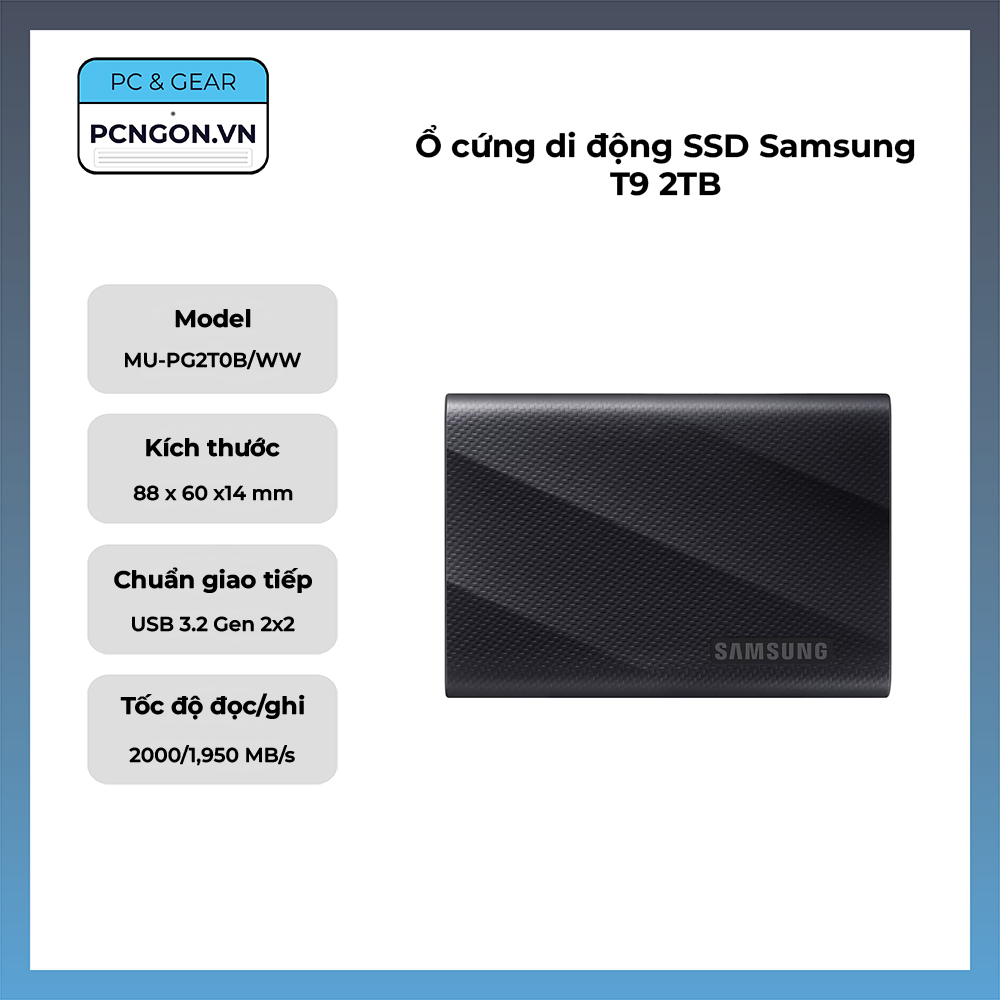 Ổ Cứng Di động Ssd Samsung T9 2tb