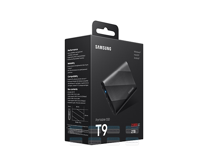 Ổ Cứng Di động Ssd Samsung T9 2tb 6