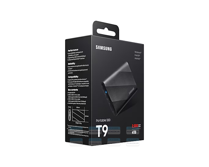 Ổ Cứng Di động Ssd Samsung T9 4tb 7
