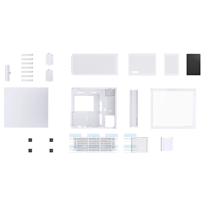 Vỏ Case Máy Tính Jonsbo D41 Mesh Screen (black, White) 13