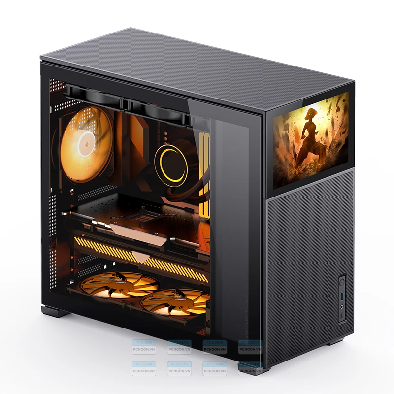 Vỏ Case Máy Tính Jonsbo D41 Mesh Screen (black, White) 17