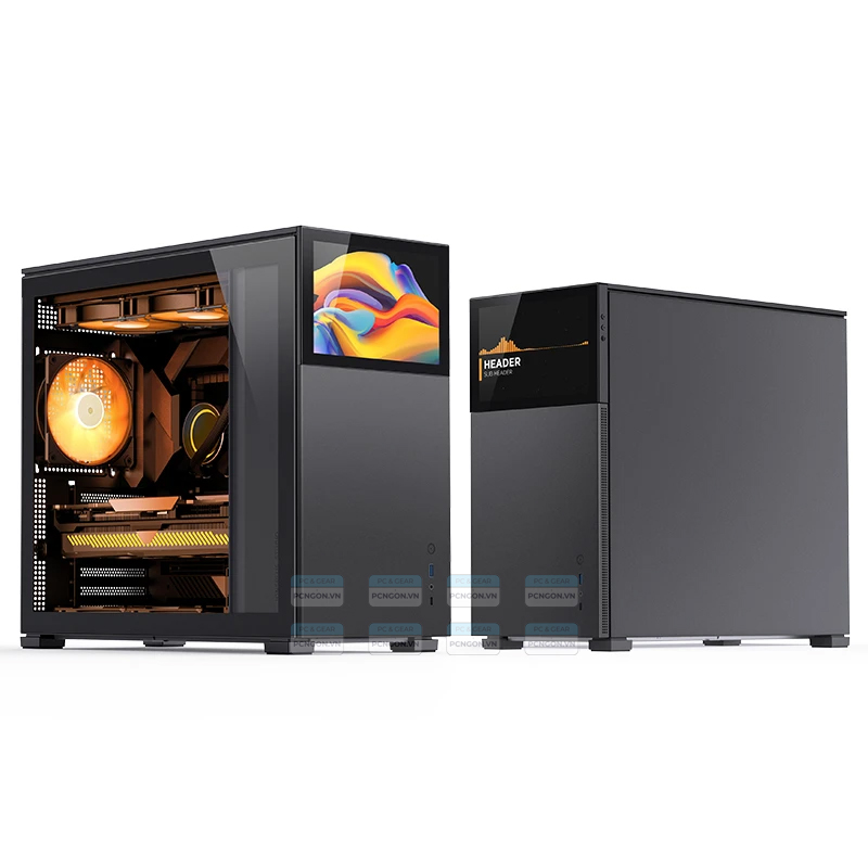 Vỏ Case Máy Tính Jonsbo D41 Standard Screen (black, White) 2
