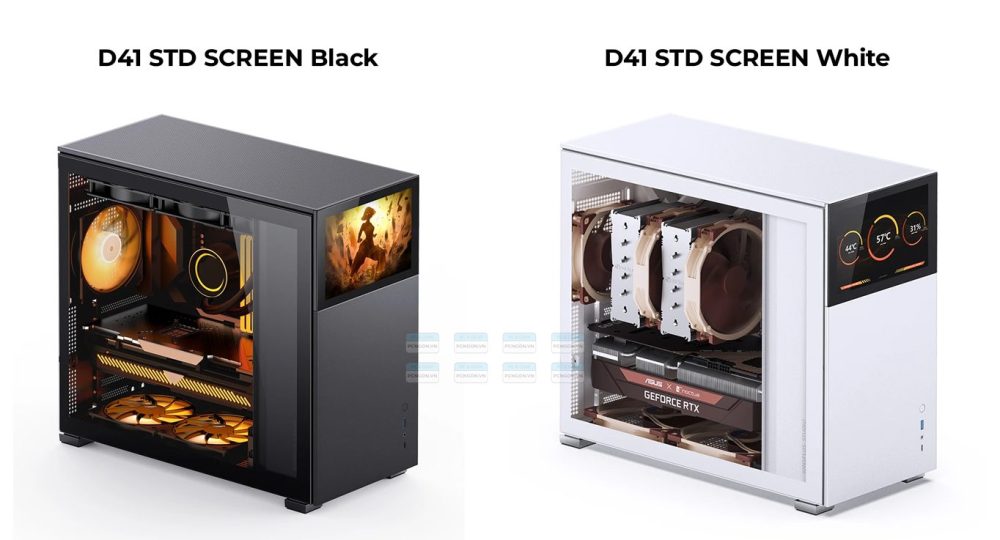 Vỏ Case Máy Tính Jonsbo D41 Standard Screen (black, White) 31