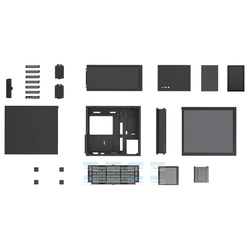 Vỏ Case Máy Tính Jonsbo D41 Standard Screen (black, White) 7