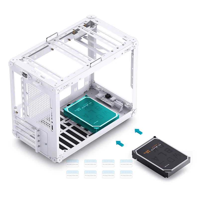 Vỏ Case Máy Tính Mini Itx Jonsbo C6 Max (black, White) 10