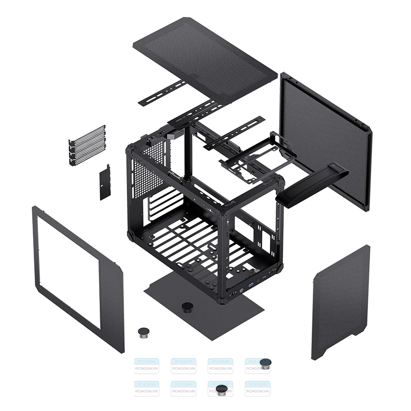 Vỏ Case Máy Tính Mini Itx Jonsbo C6 Max (black, White) 29