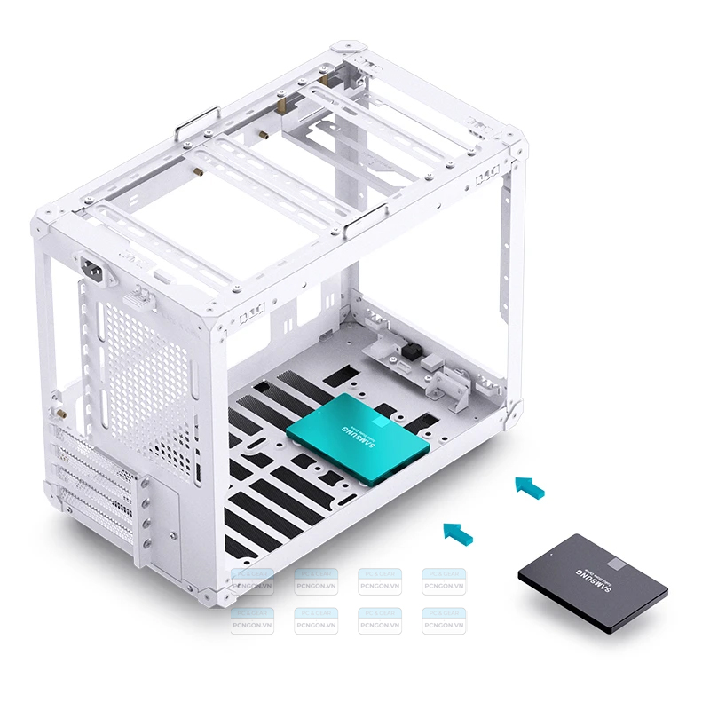 Vỏ Case Máy Tính Mini Itx Jonsbo C6 Max (black, White) 8