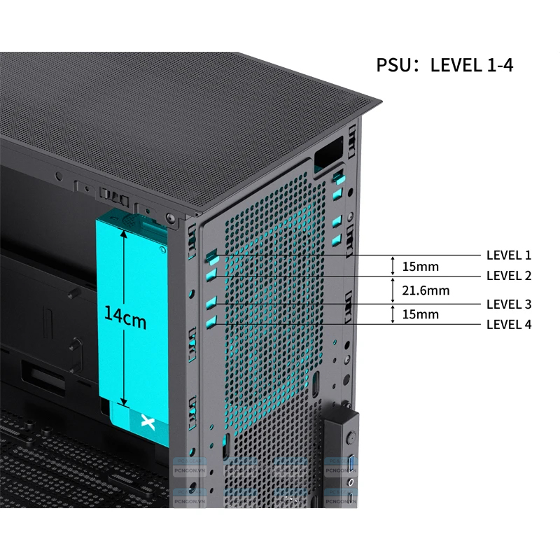 Vỏ Case Máy Tính Mini Itx Jonsbo D31 Standard Screen (black, White) 18