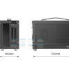 Vỏ Case Máy Tính Mini Itx Shiny Snake S300 Đen (không Kèm Riser) 10