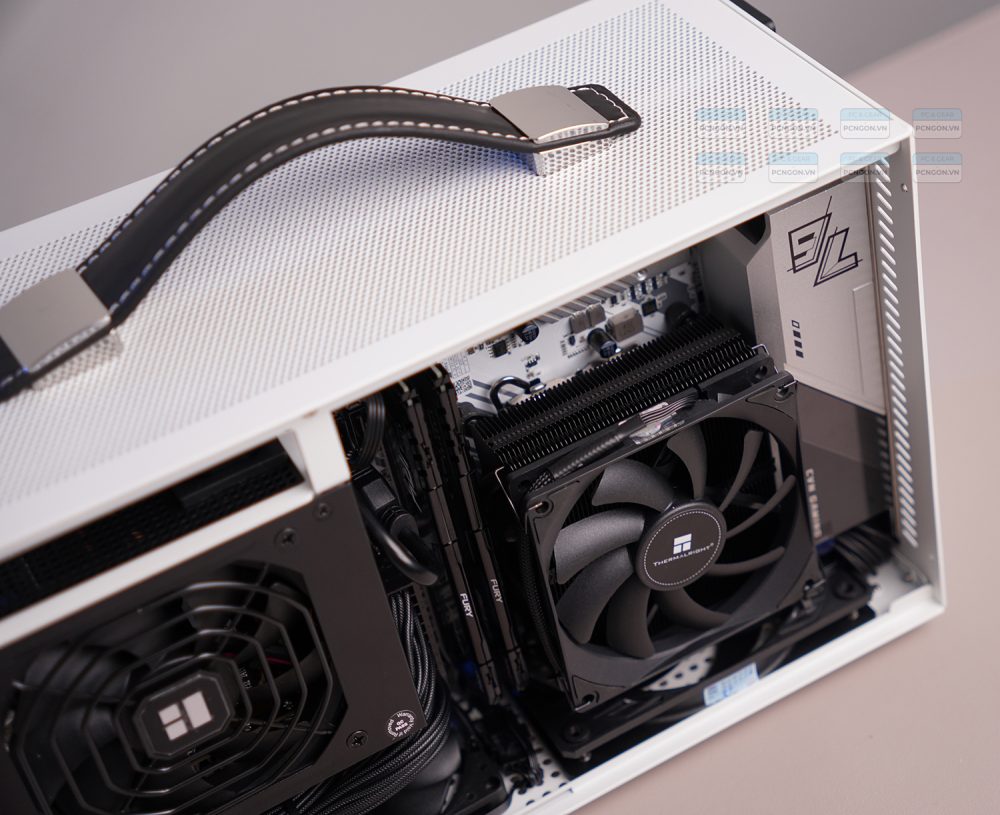 Vỏ Case Máy Tính Mini Itx Shiny Snake S300 Trắng (không Kèm Riser) 2