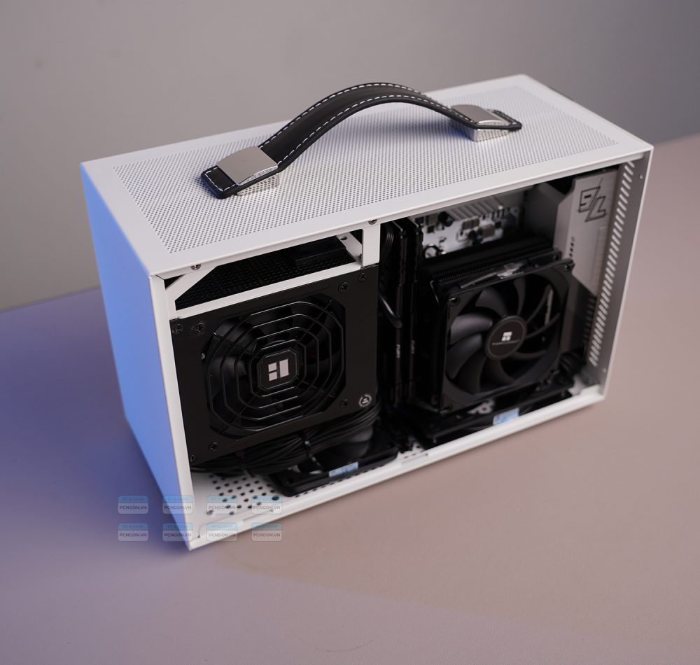 Vỏ Case Máy Tính Mini Itx Shiny Snake S300 Trắng (không Kèm Riser) 3
