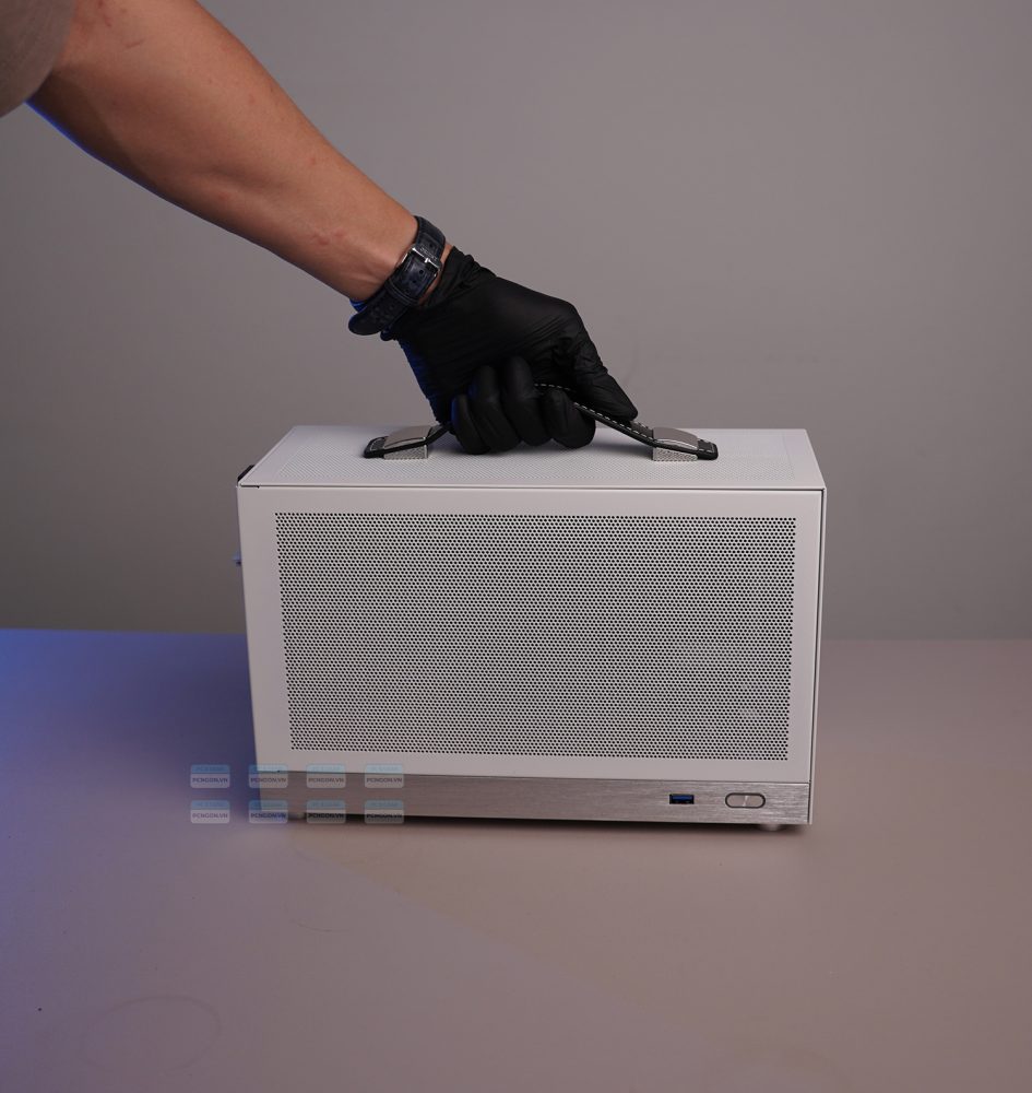 Vỏ Case Máy Tính Mini Itx Shiny Snake S300 Trắng (không Kèm Riser) 4