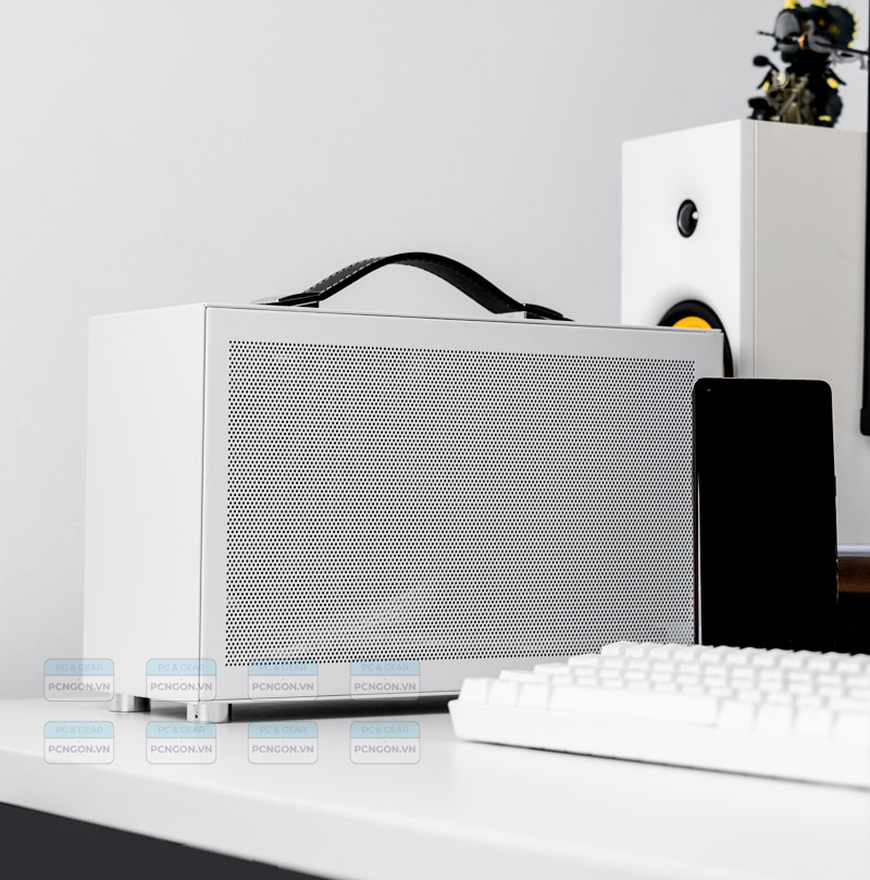 Vỏ Case Máy Tính Mini Itx Shiny Snake S300 Trắng (không Kèm Riser) 7