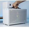 Vỏ Case Máy Tính Mini Itx Shiny Snake S300 Trắng (không Kèm Riser) 8