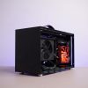 Vỏ Case Máy Tính Mini Itx Shiny Snake S400 Đen (không Kèm Riser) 5