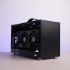 Vỏ Case Máy Tính Mini Itx Shiny Snake S400 Đen (không Kèm Riser) 6