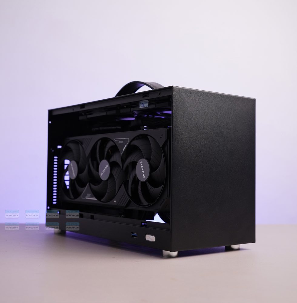 Vỏ Case Máy Tính Mini Itx Shiny Snake S400 Đen (không Kèm Riser) 6