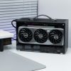 Vỏ Case Máy Tính Mini Itx Shiny Snake S400 Pro Đen (không Kèm Riser) 8