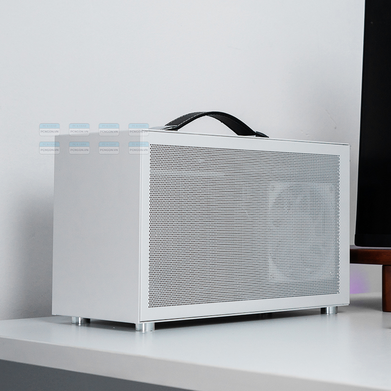 Vỏ Case Máy Tính Mini Itx Shiny Snake S400 Pro Trắng (không Kèm Riser) 6