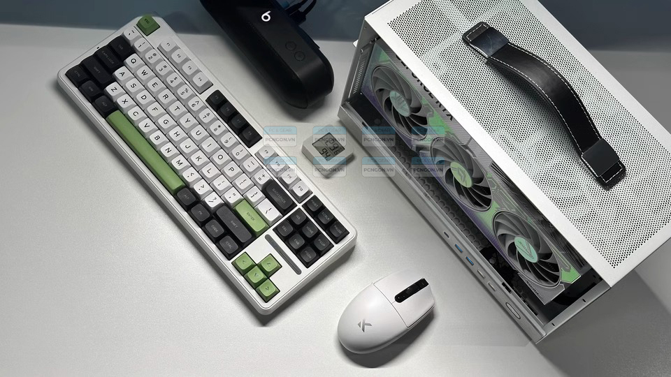 Vỏ Case Máy Tính Mini Itx Shiny Snake S400 Pro Trắng (không Kèm Riser) 7