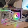 Vỏ Case Máy Tính Mini Itx Shiny Snake S400 Trắng (không Kèm Riser) 11