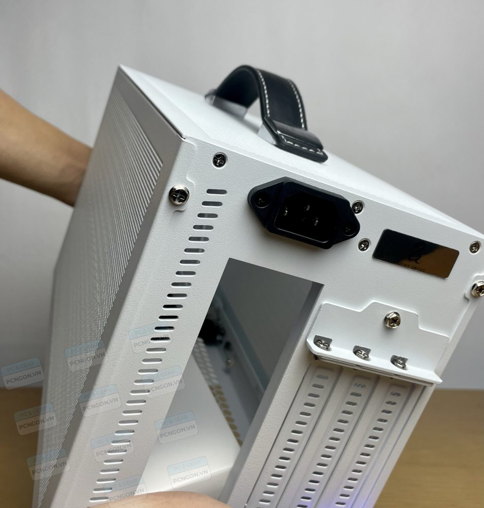 Vỏ Case Máy Tính Mini Itx Shiny Snake S400 Trắng (không Kèm Riser) 7