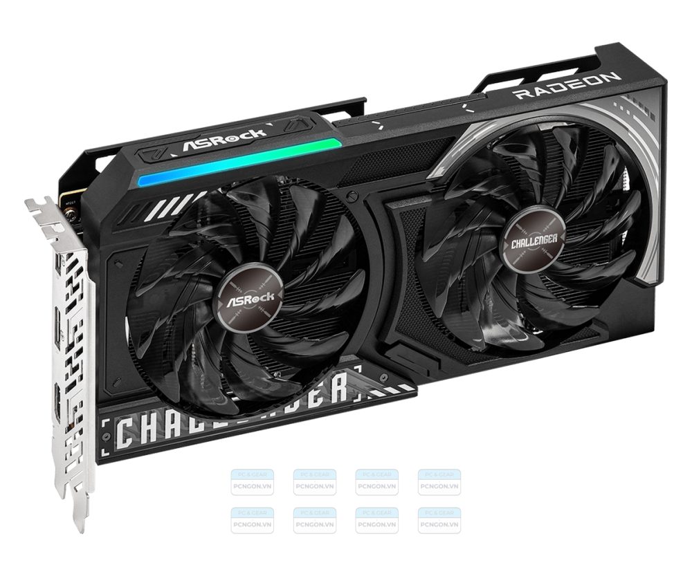 Card Màn Hình Asrock Rx 9060 Xt Challenger 8gb Oc 3