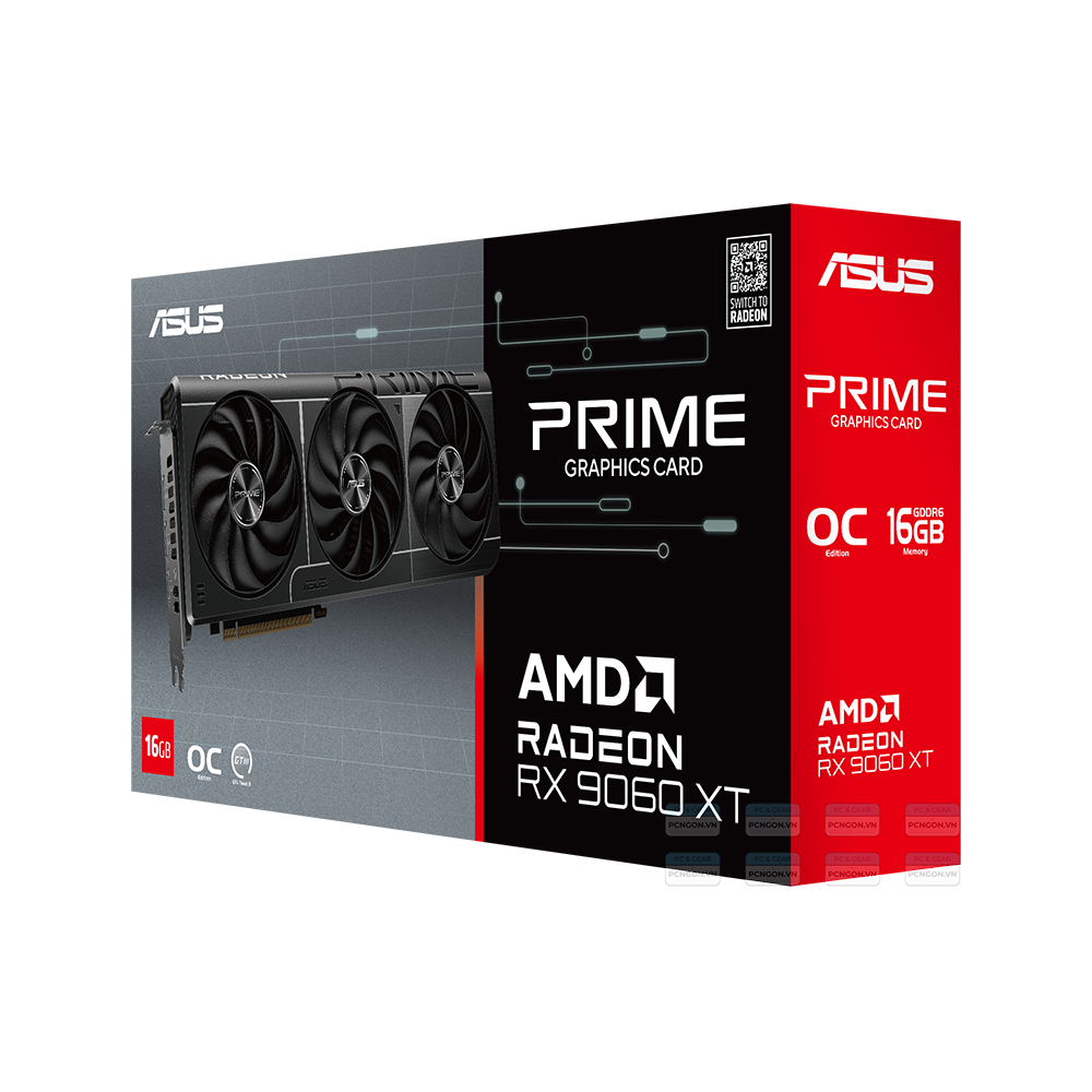 Card Màn Hình Asus Prime Radeon Rx 9060 Xt 16gb Gddr6 Oc Edition 7