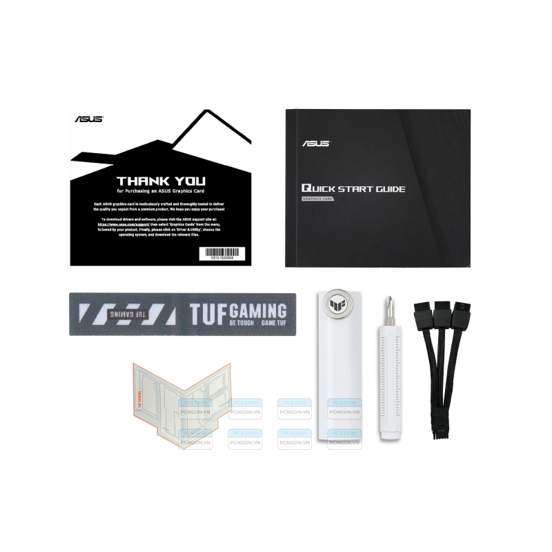 Card Màn Hình Asus Tuf Gaming Geforce Rtx 5070 Ti 16gb Gddr7 White Oc Edition 8