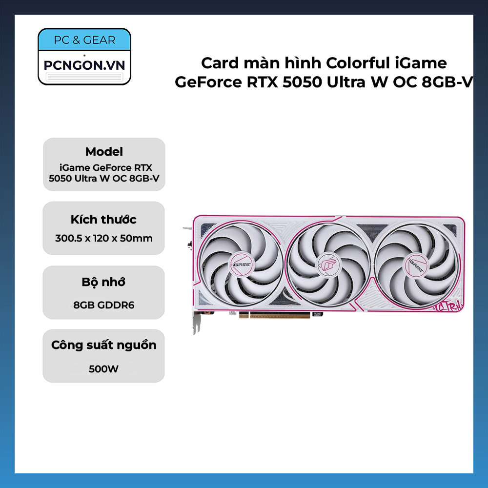 Card Màn Hình Colorful Igame Geforce Rtx 5050 Ultra W Oc 8gb-v
