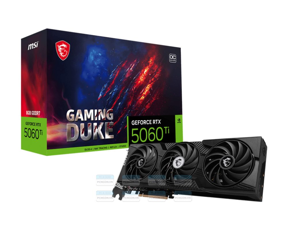 Card Màn Hình Msi Geforce Rtx 5060 Ti 8g Gaming Duke 3x Oc 1