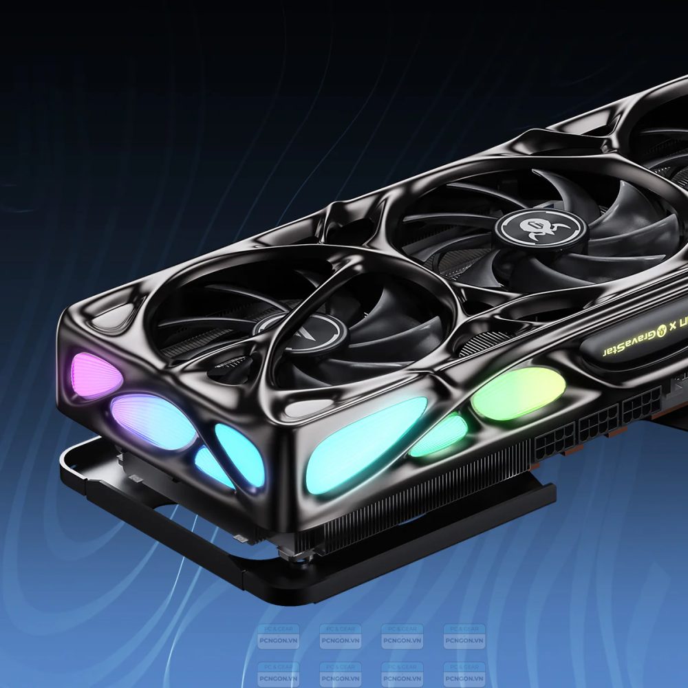 Card Màn Hình Yeston X Gravastar Amd Radeon Rx 9070 Xt 16g Gddr6 Mercury Nova Oc 3