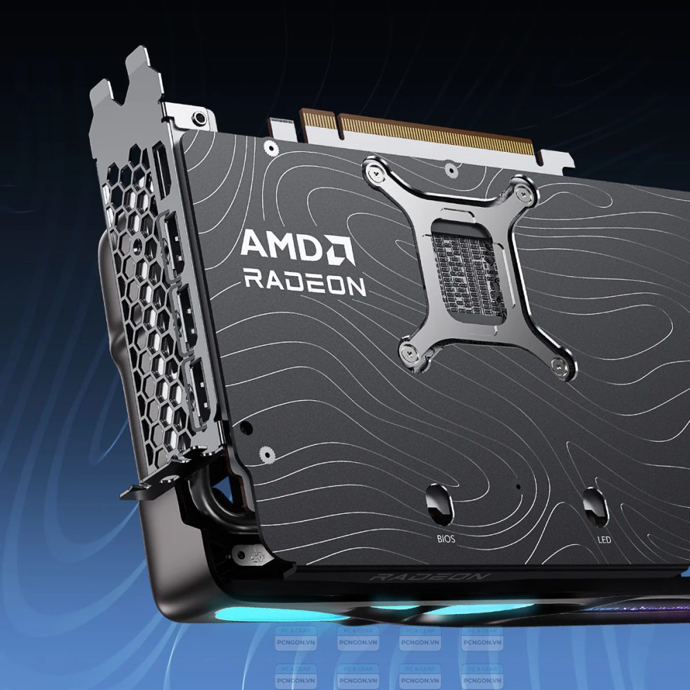 Card Màn Hình Yeston X Gravastar Amd Radeon Rx 9070 Xt 16g Gddr6 Mercury Nova Oc 4