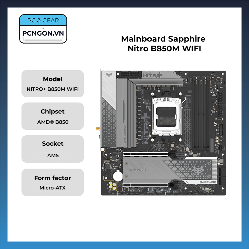 Mainboard Sapphire Nitro B850m Wifi