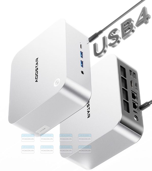 Máy Tính Mini Pc Aoostar Maco (ryzen 7 H 255ryzen 7 Pro 8845hs, Barebone) 4
