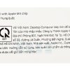 Máy Tính Mini Pc Apple Mac Mini M4 10c Cpu 10c Gpu 4