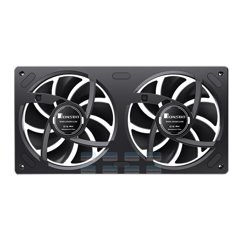 Quạt Tản Nhiệt Jonsbo Za-240 Pack 2 Fan Liền Gió Ngược (trắng, Đen) 2