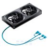 Quạt Tản Nhiệt Jonsbo Za-240 Pack 2 Fan Liền Gió Ngược (trắng, Đen) 5