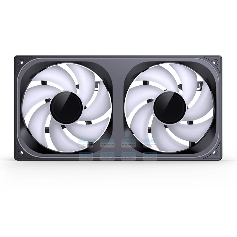 Quạt Tản Nhiệt Jonsbo Zb-240 Pack 2 Fan Liền Gió Ngược (trắng, Đen) 2