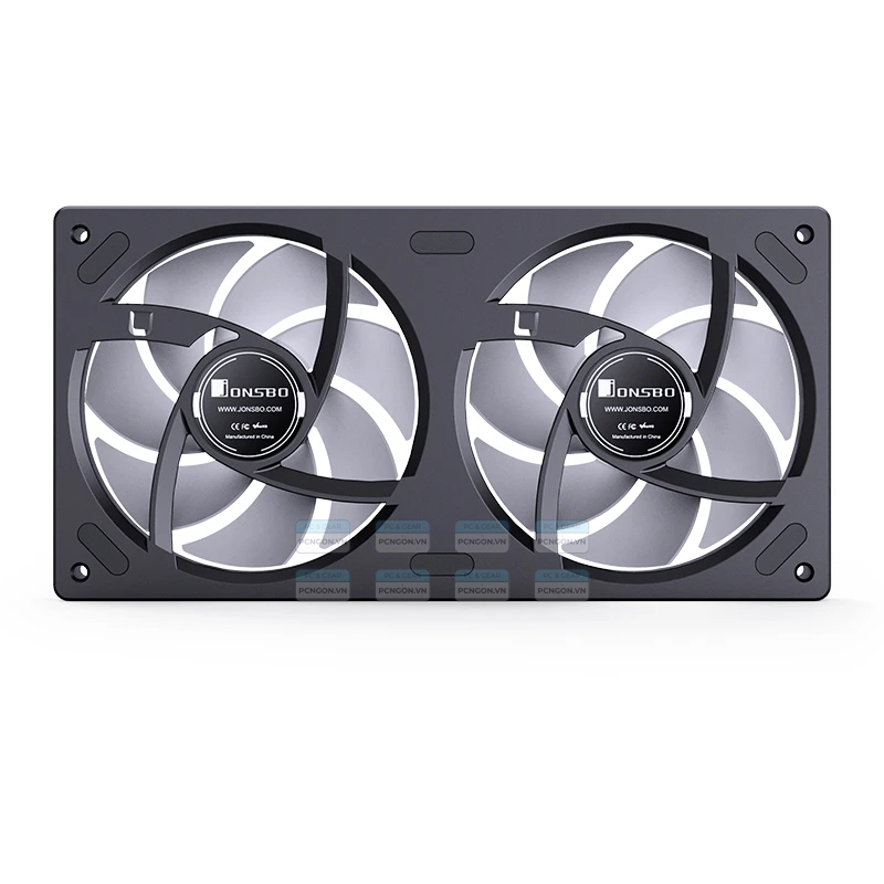 Quạt Tản Nhiệt Jonsbo Zb-240 Pack 2 Fan Liền Gió Ngược (trắng, Đen) 4