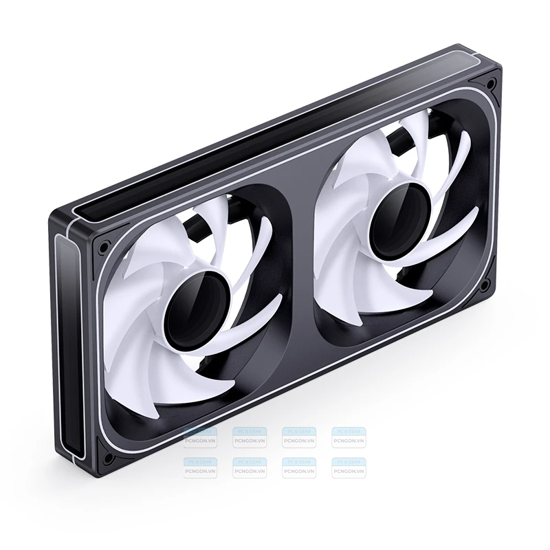 Quạt Tản Nhiệt Jonsbo Zb-240 Pack 2 Fan Liền Gió Ngược (trắng, Đen) 6
